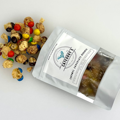 Freeze Dried Candy - Caramel Chocolate Bonanza (Caramel M&M's) - Category 5 Candy and Sweets Freeze Dried Snacks