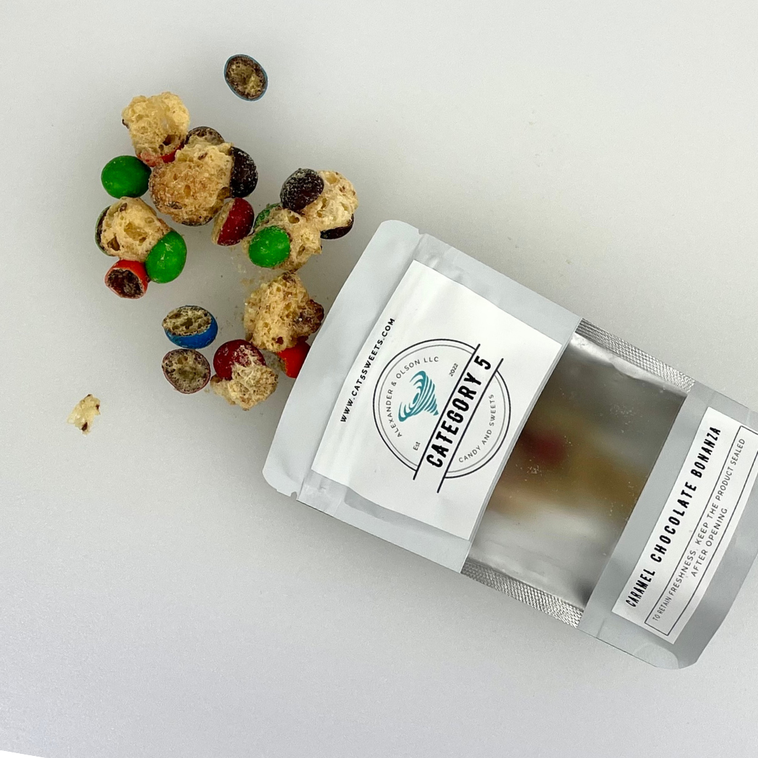 Freeze Dried Candy - Caramel Chocolate Bonanza (Caramel M&M's) - Category 5 Candy and Sweets Freeze Dried Snack