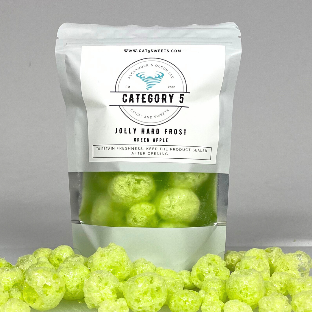 Green Apple Jolly Ranchers - Freeze Dried Candy - Freeze Dried Sweets Freeze Dried Treats Category 5 Candy and Sweets 