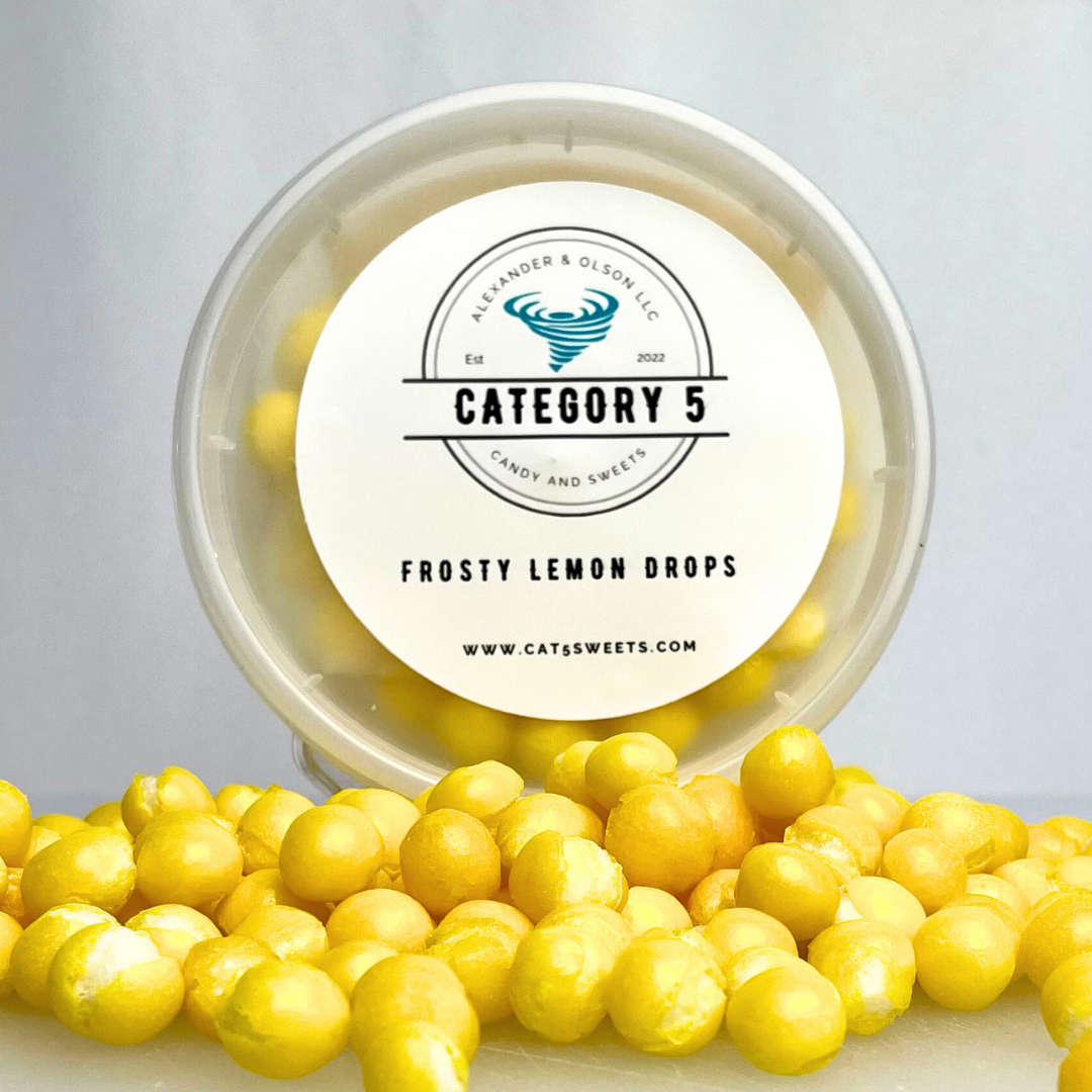 Frosty Lemon Drops (Lemonheads) - Freeze Dried Candy