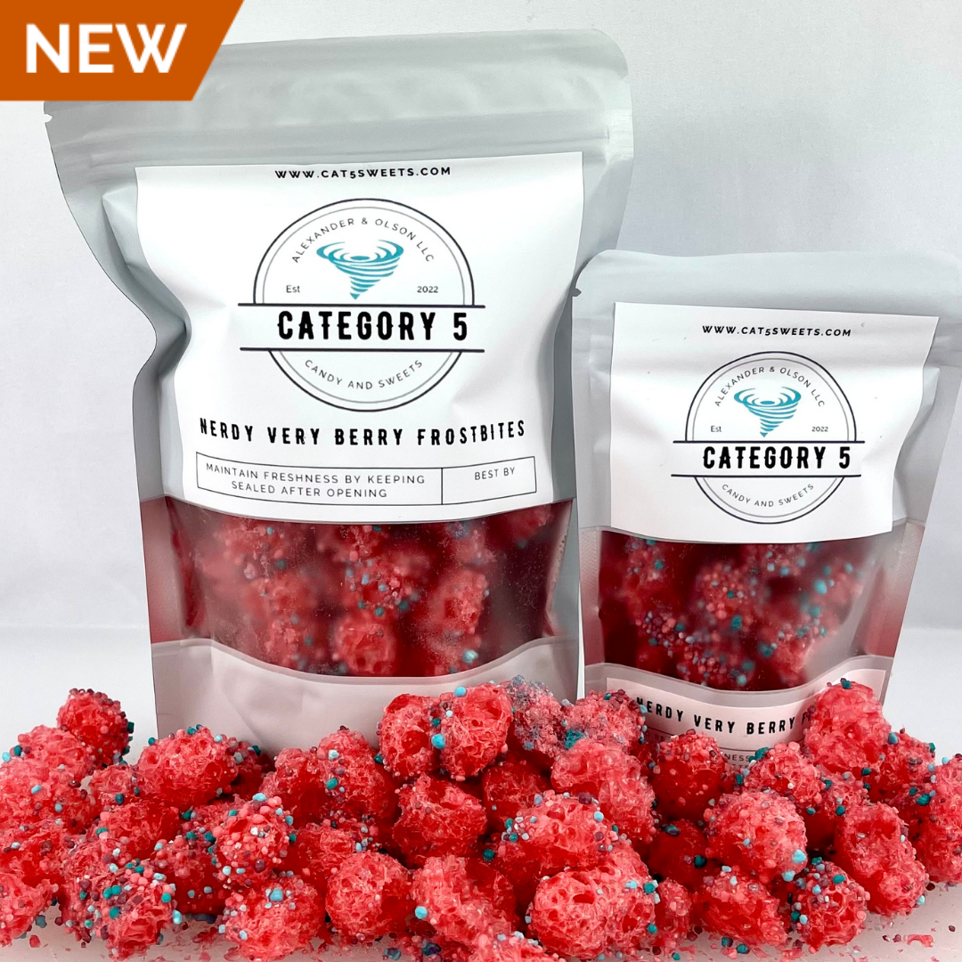 Freeze Dried Candy - Nerds Berry Gummy Clusters - Freeze Dried Treats - Freeze Dried Sweets - Category 5 Candy and Sweets